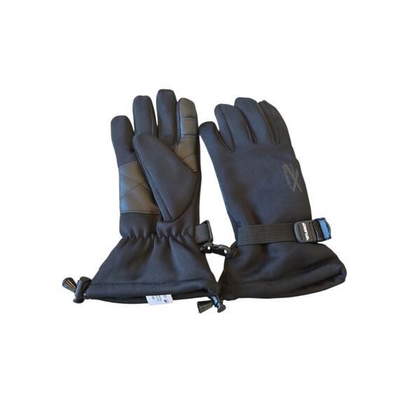 Seirus plain black winter gloves, size xl* - Picture 2 of 4